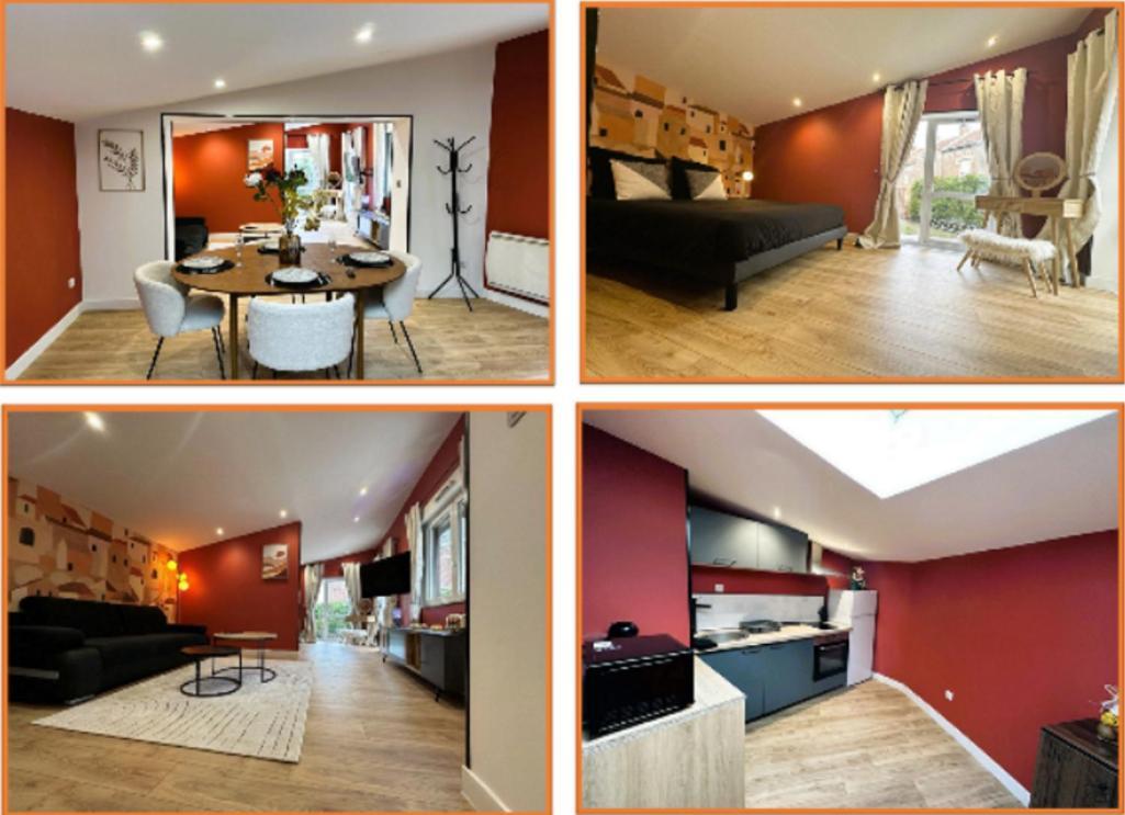 Appartement Loft O'chalet - 10 Min Gare - Parking Prive Amiens